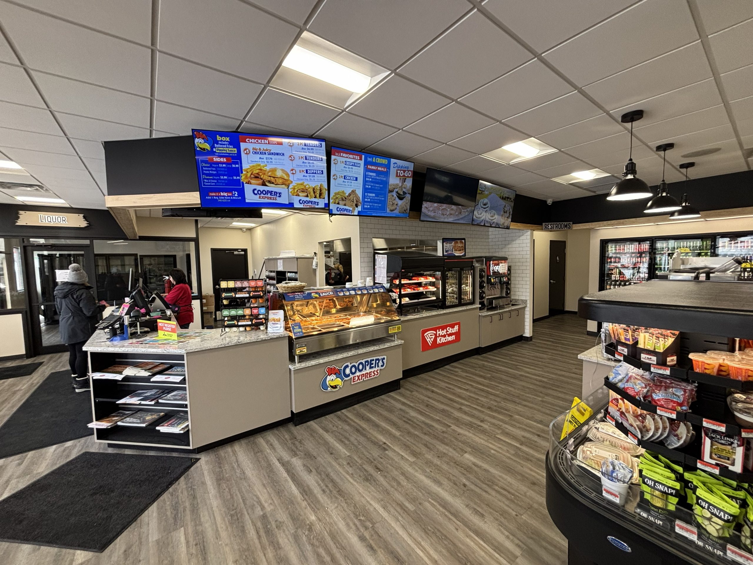 Wheaton checkout after renovation
